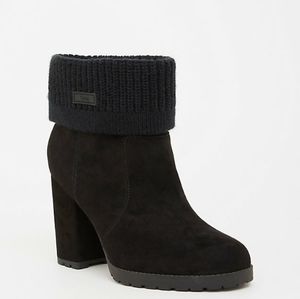 CIRCUS BY SAM EDELMAN BLACK SWEATER BOOTIE (WIDE W